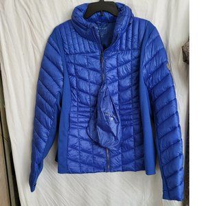 Mixed Media EcoPlume™ Puffer  Hooded Jacket